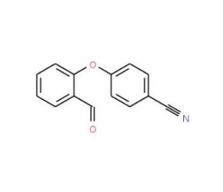 4-(2-Formylphenoxy)benzonitrile (CAS 478043-88-8) - chemical structure image