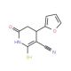 4-(2-furyl)-2-mercapto-6-oxo-1,4,5,6-tetrahydropyridine-3-carbonitrile - chemical structure image