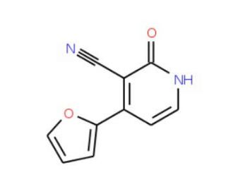 4-(2-Furyl)-2-oxo-1,2-dihydro-3-pyridinecarbonitrile - chemical structure image