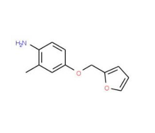 4-(2-Furylmethoxy)-2-methylaniline - chemical structure image