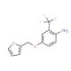 4-(2-Furylmethoxy)-2-(trifluoromethyl)aniline - chemical structure image