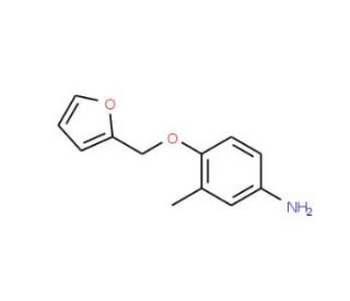 4-(2-Furylmethoxy)-3-methylaniline - chemical structure image