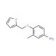 4-(2-Furylmethoxy)-3-methylaniline - chemical structure image