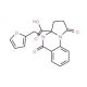 4-(2-furylmethyl)-1,5-dioxo-2,3,4,5-tetrahydropyrrolo[1,2-a]quinazoline-3a(1H)-carboxylic acid - chemical structure image