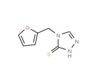 4-(2-furylmethyl)-4H-1,2,4-triazole-3-thiol - chemical structure image