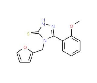 4-(2-furylmethyl)-5-(2-methoxyphenyl)-4H-1,2,4-triazole-3-thiol - chemical structure image