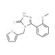 4-(2-furylmethyl)-5-(2-methoxyphenyl)-4H-1,2,4-triazole-3-thiol - chemical structure image