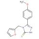 4-(2-furylmethyl)-5-(4-methoxyphenyl)-4H-1,2,4-triazole-3-thiol - chemical structure image