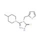 4-(2-furylmethyl)-5-(4-methylpiperidin-1-yl)-4H-1,2,4-triazole-3-thiol - chemical structure image