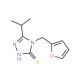 4-(2-furylmethyl)-5-isopropyl-4H-1,2,4-triazole-3-thiol - chemical structure image