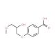 4-(2-Hydroxy-3-methoxy-propoxy)-benzoic acid (CAS 3478-54-4) - chemical structure image