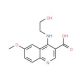 4-(2-Hydroxy-ethylamino)-6-methoxy-quinoline-3-carboxylic acid 的分子结构 4-(2-Hydroxy-ethylamino)-6-methoxy-quinoline-3-carboxylic acid - chemical structure image