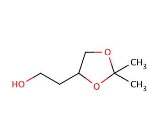 4-(2-Hydroxyethyl)-2,2-dimethyl-1,3-dioxolane (CAS 5754-34-7) - chemical structure image