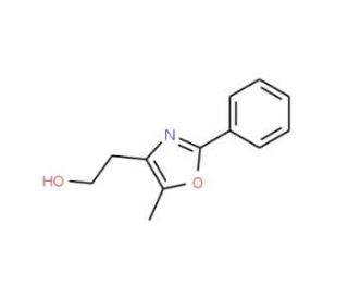 4-(2-Hydroxyethyl)-5-methyl-2-phenyl-1,3-oxazole (CAS 103788-65-4) - chemical structure image