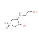 4-(2-Hydroxyethylamino)-1,1-dioxotetrahydro-1-lambda*6*-thiophen-3-ol (CAS 302581-36-8) - chemical structure image