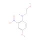 4-(2-Hydroxyethylamino)-3-nitrophenol (CAS 65235-31-6) - chemical structure image