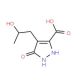 4-(2-hydroxypropyl)-5-oxo-2,5-dihydro-1H-pyrazole-3-carboxylic acid - chemical structure image