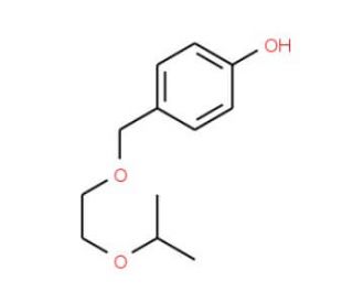 4-[(2-Isopropoxyethoxy)methyl]phenol (CAS 177034-57-0) - chemical structure image