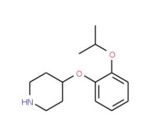 4-(2-Isopropoxyphenoxy)piperidine - chemical structure image