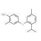 4-(2-Isopropyl-5-methylphenoxy)-2-methylaniline - chemical structure image