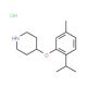 4-(2-Isopropyl-5-methylphenoxy)piperidine hydrochloride - chemical structure image