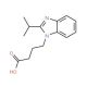 4-(2-Isopropyl-benzoimidazol-1-yl)-butyric acid - chemical structure image