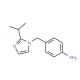 4-(2-Isopropyl-imidazol-1-ylmethyl)-phenylamine (CAS 893766-33-1) - chemical structure image