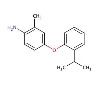 4-(2-Isopropylphenoxy)-2-methylaniline - chemical structure image