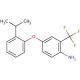 4-(2-Isopropylphenoxy)-2-(trifluoromethyl)aniline - chemical structure image