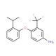 4-(2-Isopropylphenoxy)-3-(trifluoromethyl)aniline - chemical structure image