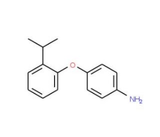 4-(2-Isopropylphenoxy)aniline - chemical structure image