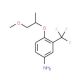 4-(2-Methoxy-1-methyl-ethoxy)-3-trifluoromethyl-phenylamine - chemical structure image