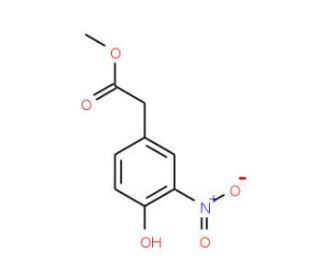 4-(2-Methoxy-2-oxoethyl)-2-nitrophenol (CAS 61873-93-6) - chemical structure image