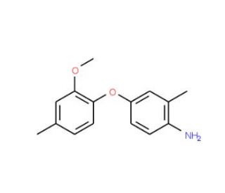 4-(2-Methoxy-4-methylphenoxy)-2-methylphenylamine - chemical structure image
