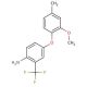 4-(2-Methoxy-4-methylphenoxy)-2-(trifluoromethyl)-phenylamine - chemical structure image