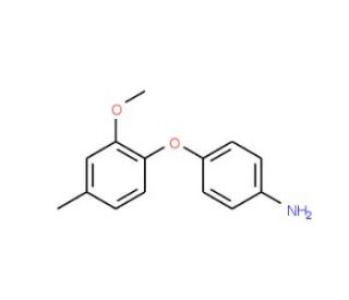 4-(2-Methoxy-4-methylphenoxy)phenylamine - chemical structure image