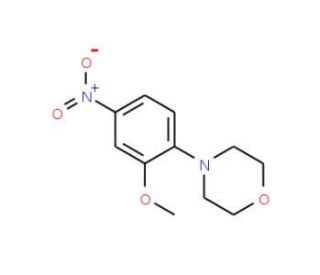 4-(2-methoxy-4-nitrophenyl)morpholine (CAS 97459-72-8) - chemical structure image