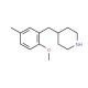 4-(2-Methoxy-5-methyl-benzyl)-piperidine (CAS 955314-98-4) - chemical structure image