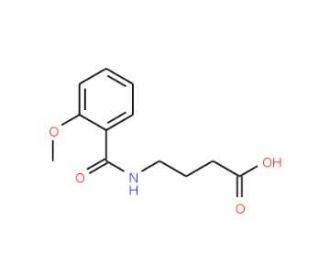4-(2-Methoxy-benzoylamino)-butyric acid - chemical structure image