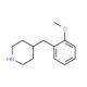 4-(2-Methoxy-benzyl)-piperidine (CAS 37581-33-2) - chemical structure image