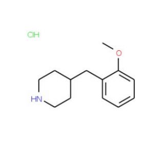 4-(2-Methoxy-benzyl)-piperidine hydrochloride (CAS 37581-34-3) - chemical structure image