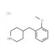 4-(2-Methoxy-benzyl)-piperidine hydrochloride (CAS 37581-34-3) - chemical structure image