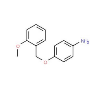 4-(2-Methoxy-benzyloxy)-phenylamine - chemical structure image