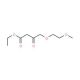 4-(2-Methoxy-ethoxy)-3-oxo-butyric acid ethyl ester - chemical structure image