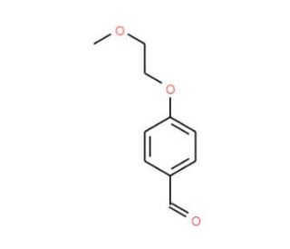 4-(2-Methoxy-ethoxy)-benzaldehyde (CAS 36824-00-7) - chemical structure image