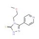 4-(2-Methoxy-ethyl)-5-pyridin-4-yl-4H-[1,2,4]triazole-3-thiol - chemical structure image