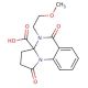 4-(2-methoxyethyl)-1,5-dioxo-2,3,4,5-tetrahydropyrrolo[1,2-a]quinazoline-3a(1H)-carboxylic acid - chemical structure image