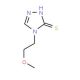 4-(2-methoxyethyl)-4H-1,2,4-triazole-3-thiol (CAS 76457-78-8) - chemical structure image