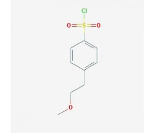 4-(2-methoxyethyl)benzenesulfonyl chloride - chemical structure image