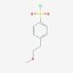4-(2-methoxyethyl)benzenesulfonyl chloride - chemical structure image